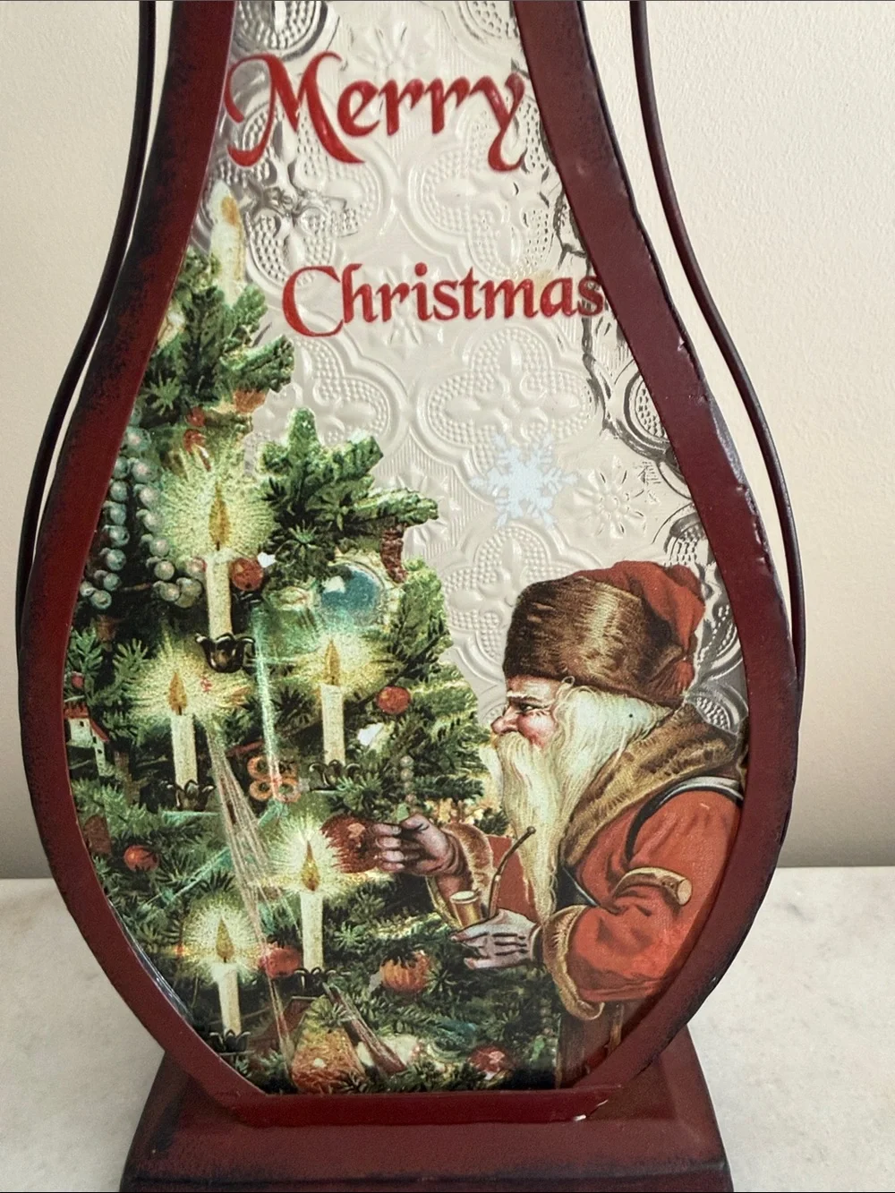 Merry Christmas Holiday lantern
